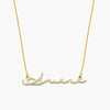 Signature Name Necklace - Gold Plated