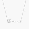 Signature Name Necklace - Silverplated