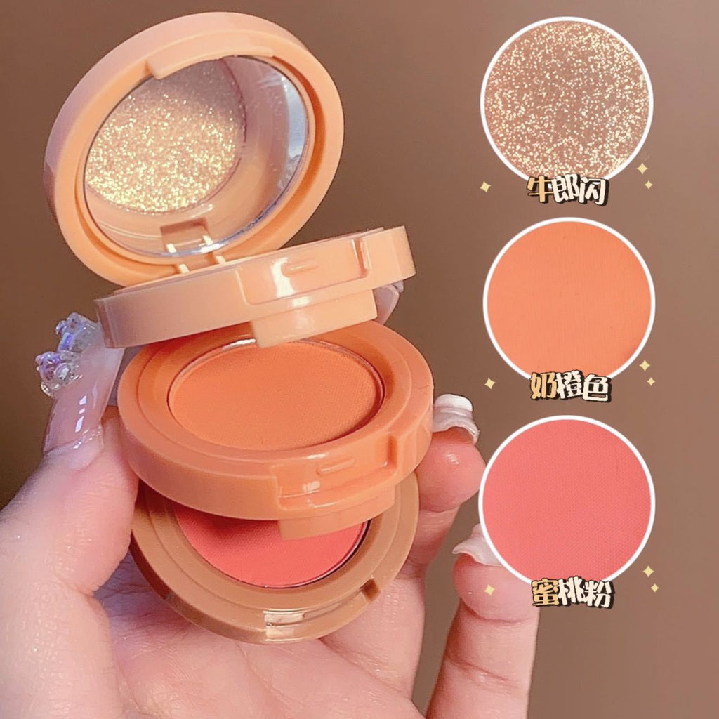 3in1 Blusher + Highlighter beautygirlpk