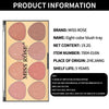 Miss Rose 3D Blush 8 Color Palette