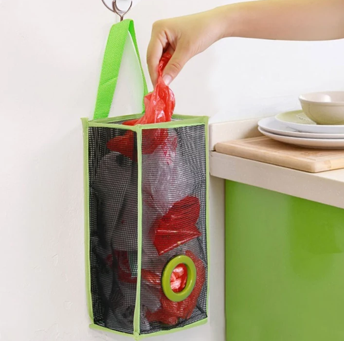 Plastic Bag Storage Basket