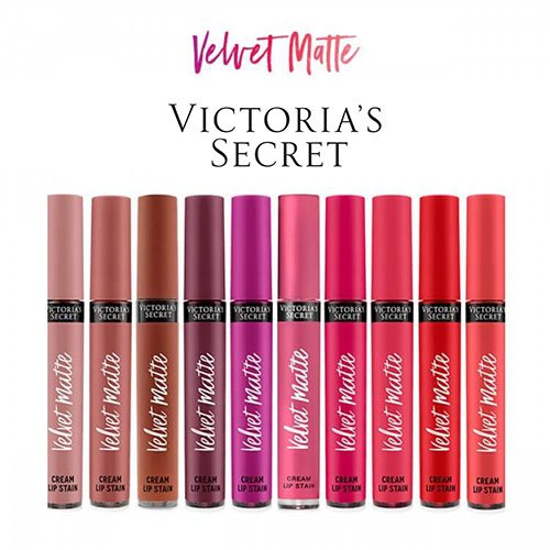 VICTORIA'S SECRET VELVET MATTE CREAM LIPGLOSS BOX 15Pcs