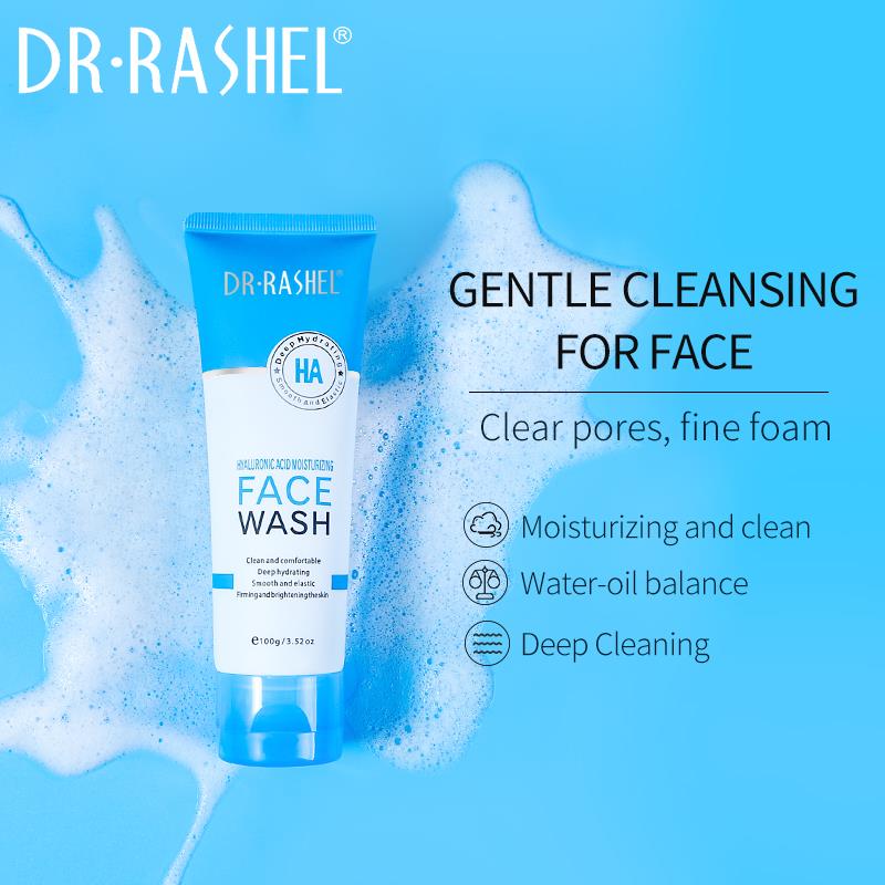 Dr Rashel Hyaluronic Acid Moisturizing and Smooth Face Wash