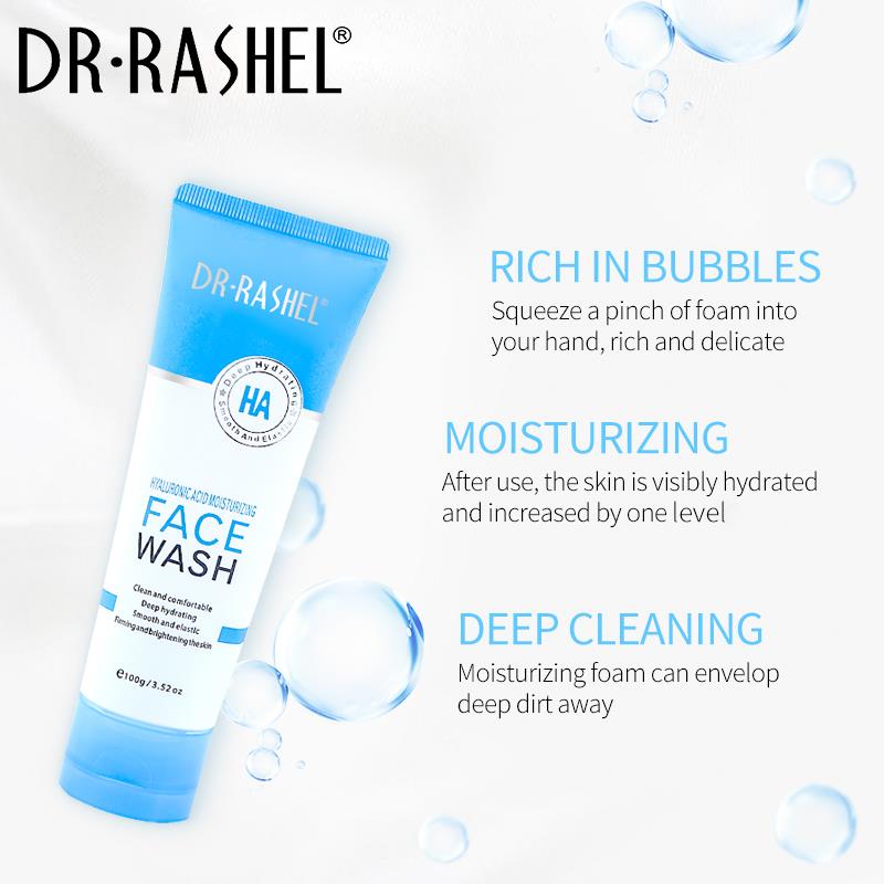 Dr Rashel Hyaluronic Acid Moisturizing and Smooth Face Wash