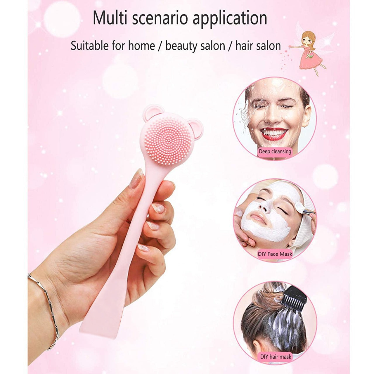 RUBY FACE SILICONE FACE MASK BRUSH