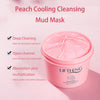 Liftheng Peach Mud Mask Moisturizing Pore Reducing Facial Cleansing 100g