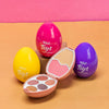 Egg Shape Multi Shimmer Pressed Pigment Eye Shadow & Blush Palette (Pack of 4)