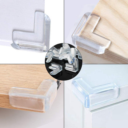 4 Pcs Silicone Table Corner Edge Protector Covers