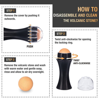 Oil Absorbing Volcanic Face Roller