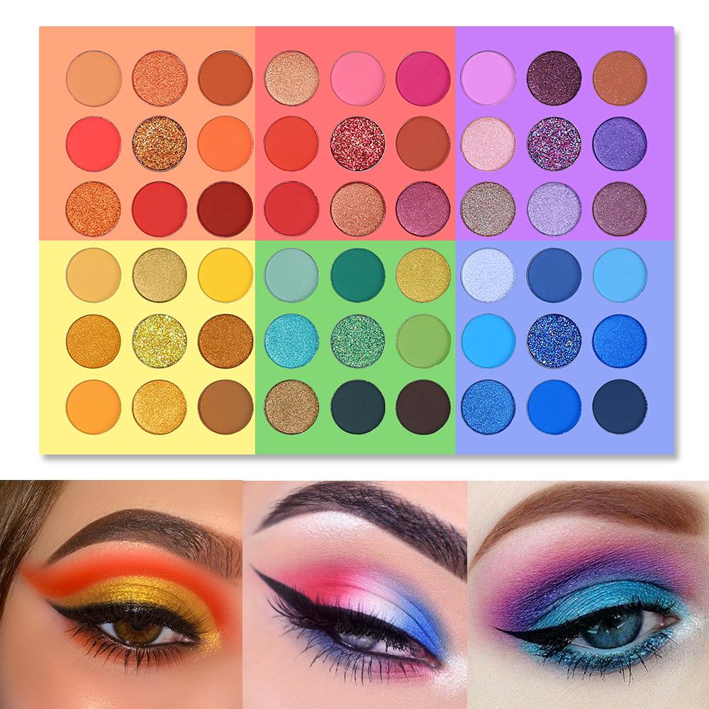 Geaimei 54 Color Splashy Candies Eyeshadow