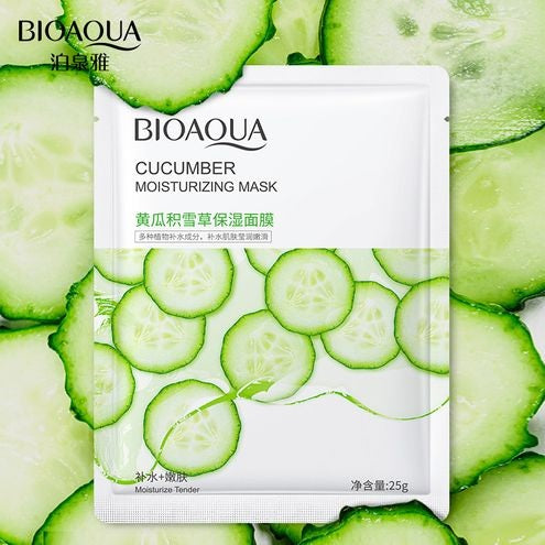 Bioaqua Cucumber Moisturizing Face Sheet Mask Improving Dryness Mask