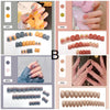 O.Two.O Fancy Nails with Glue  4 Pack