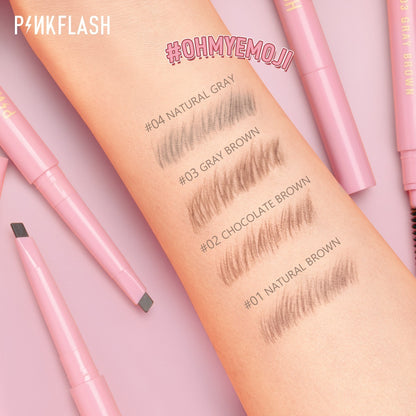 PINKFLASH 2in1 Eyebrow Brush