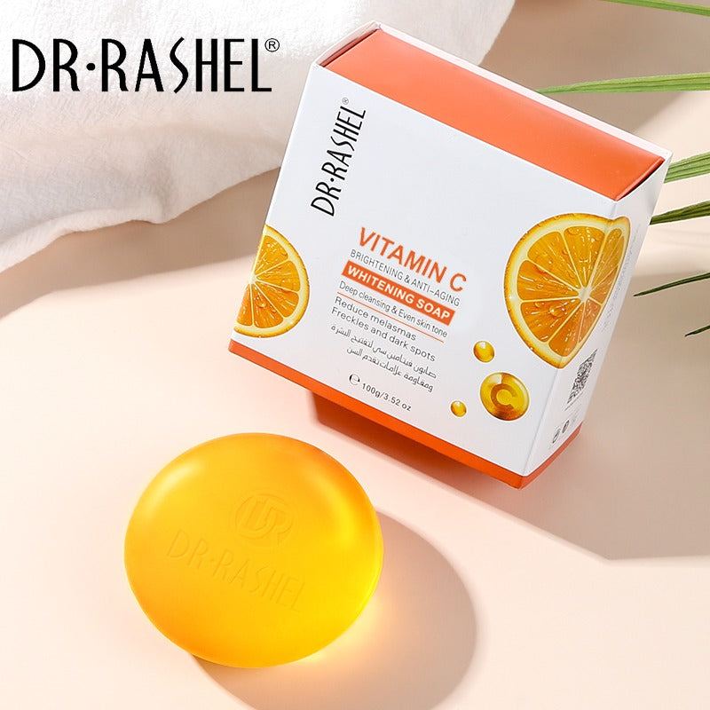 Dr Rashel Vitamin C Brightening & Anti Aging Whitening Soap - 100gms