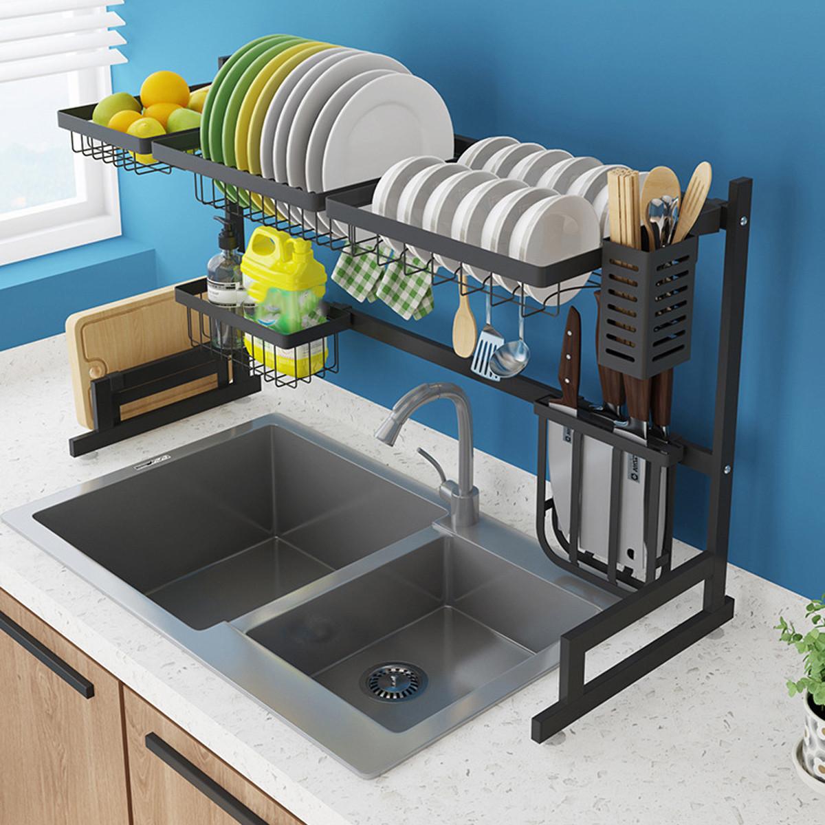 Kitchen Dish Drying Rack Over Sink