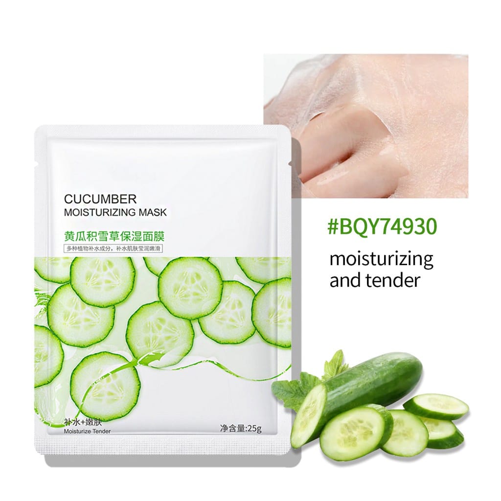 Bioaqua Cucumber Moisturizing Face Sheet Mask Improving Dryness Mask