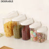 5Pcs Set Plastic Kitchen Cereal Dispenser
