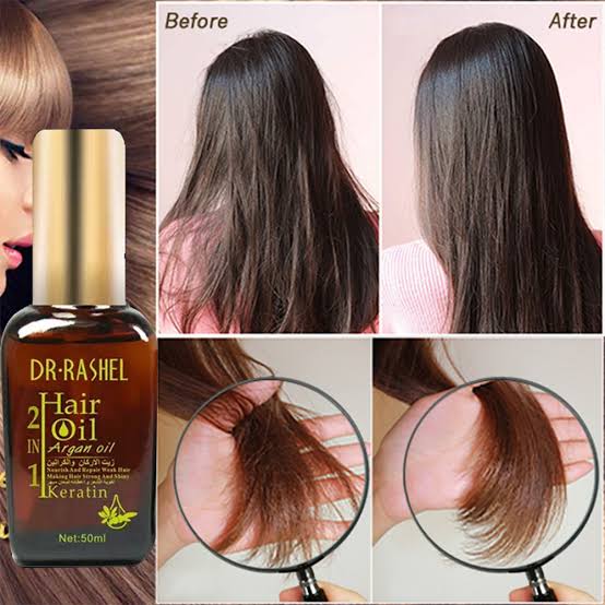 Dr Rashel Argan Keratin Hair Oil