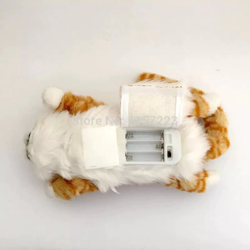 Electric Cat Plush Toy Flip Revolving Cat