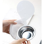 Stainless Steel Undertable Ashtray, Rotatable Self Adhesive Ashtray