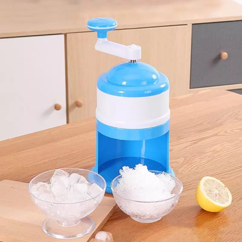 Manual Ice Crusher, Handheld Snow Cone Maker, Ice Crushing Machine