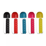 Pill Box Travel Water Bottle