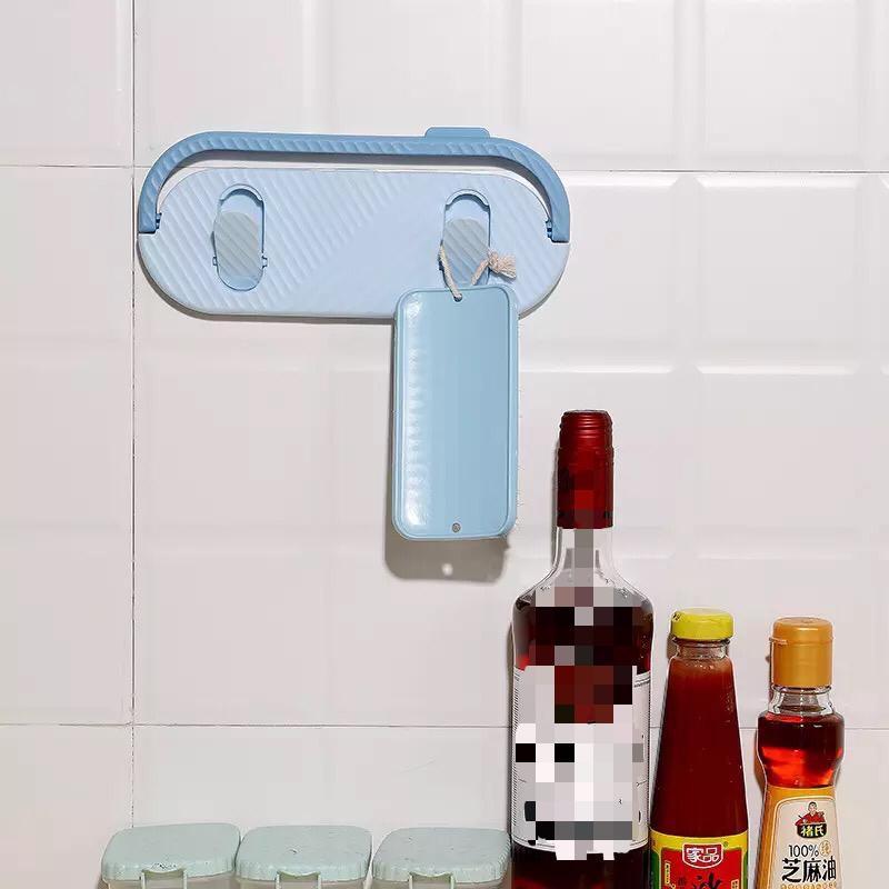 Bathroom Bath Ball Slipper Rack Multifunctional Free Punch Wall Hanging Rack Towel Holder Kitchen Grocery Holders