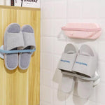 Bathroom Bath Ball Slipper Rack Multifunctional Free Punch Wall Hanging Rack Towel Holder Kitchen Grocery Holders