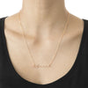 Signature Name Necklace - Gold Plated