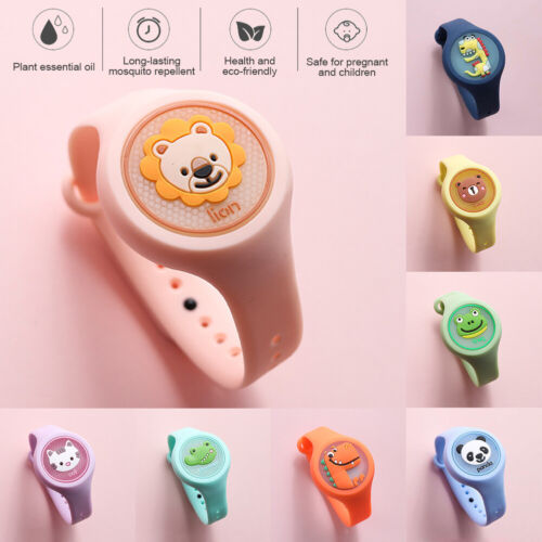 Multicolor Flashing Light Mosquito Repellent Bracelet Cute Mosquito Repellent Watch