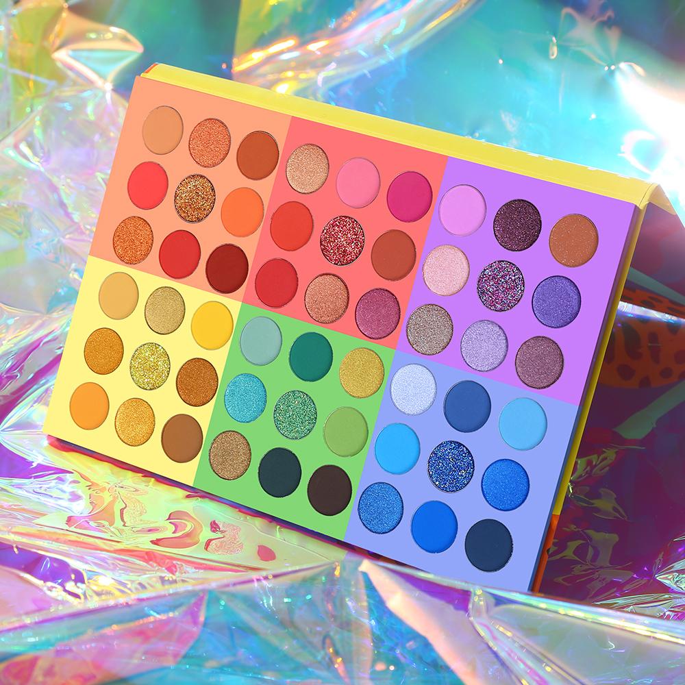Geaimei 54 Color Splashy Candies Eyeshadow